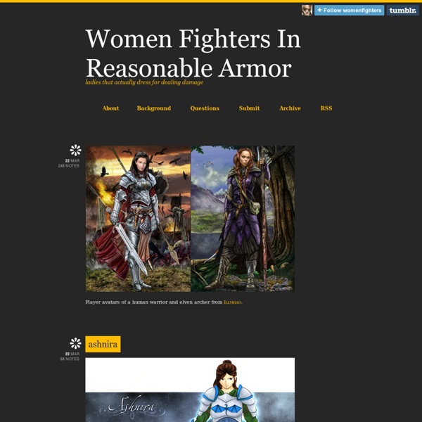 Women Fighters In Reasonable Armor