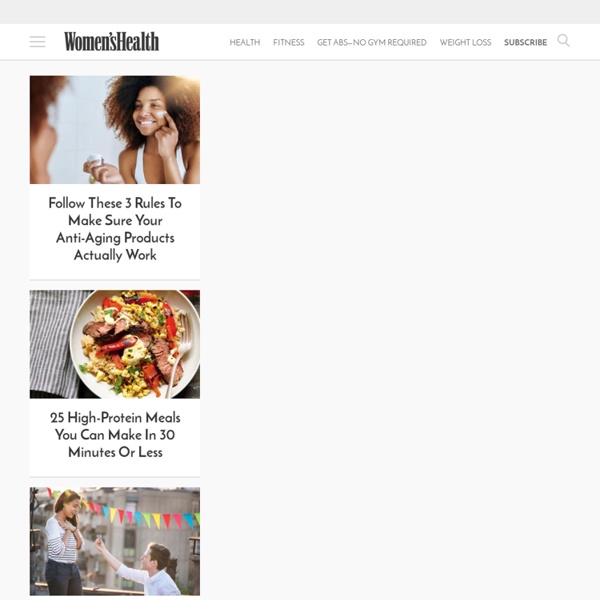 Womens Health: Health, Fitness, Weight Loss, Healthy Recipes &Beauty