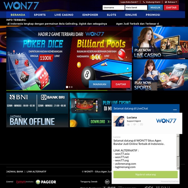 WON77 - Situs Agen Judi Bola Poker SBOBET Online Terpercaya
