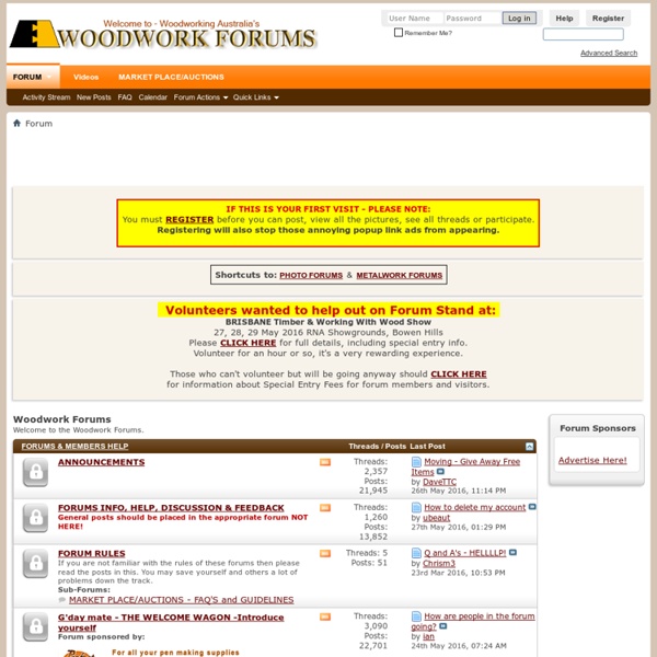 Woodwork Forums - Powered by vBulletin