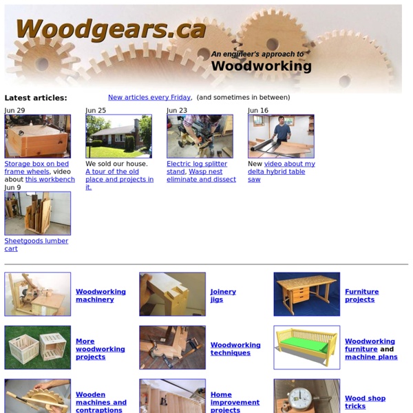Woodworking for engineers