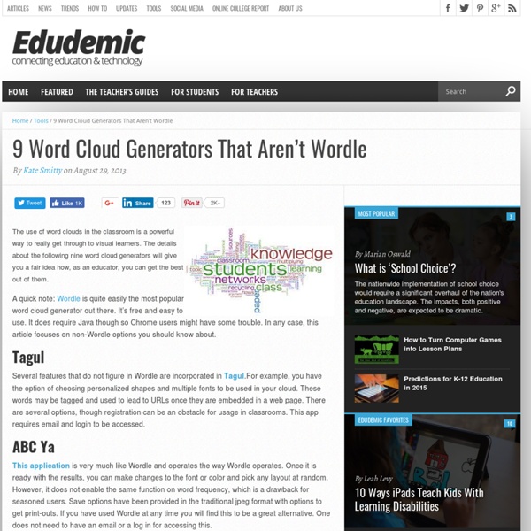 9 Word Cloud Generators That Aren't Wordle