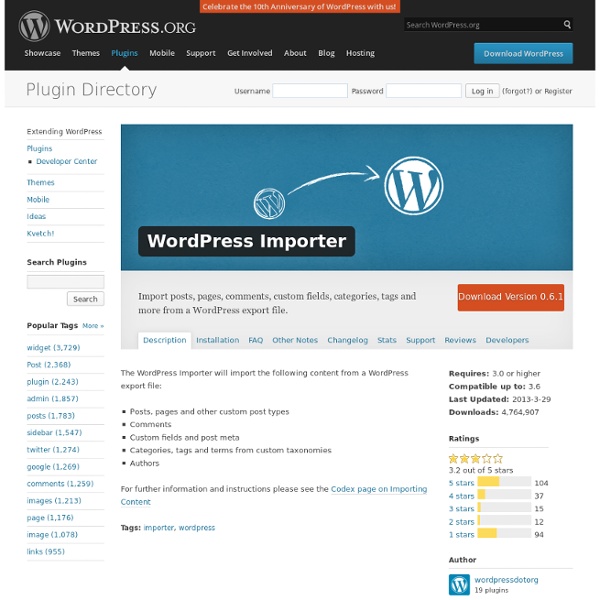 WordPress Importer