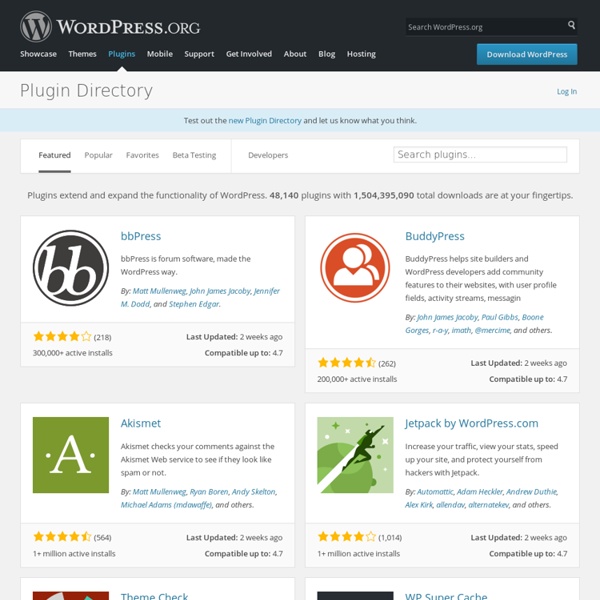 WordPress Plugin Database