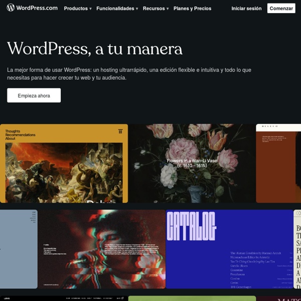 WordPress.com: crea un sitio web o un blog gratuitos