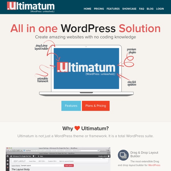 ULTIMATUM - Unleash WordPress with Real Drag and Drop Layout Builder (Build 20120312181643)