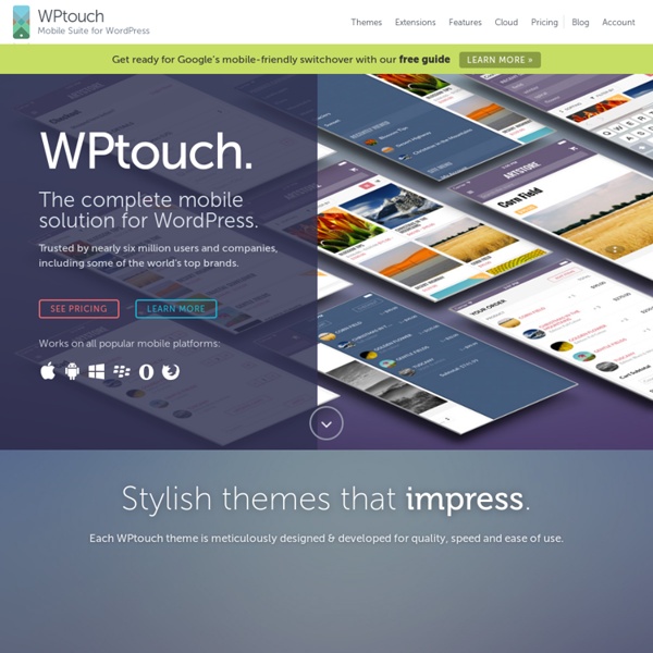 Make your WordPress website mobile-friendly with WPtouch