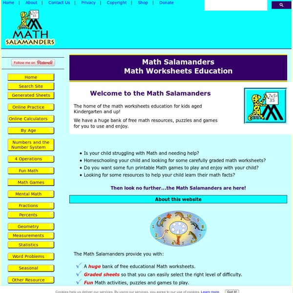 math-worksheets-printable-from-the-math-salamanders-pearltrees