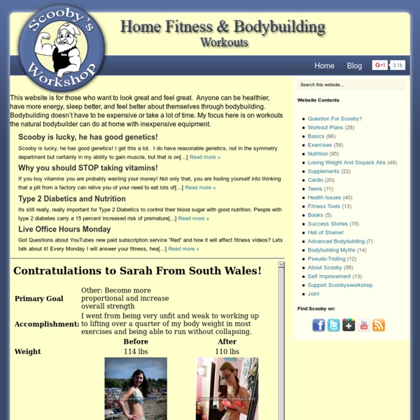 Scoobys Home Bodybuilding Workouts