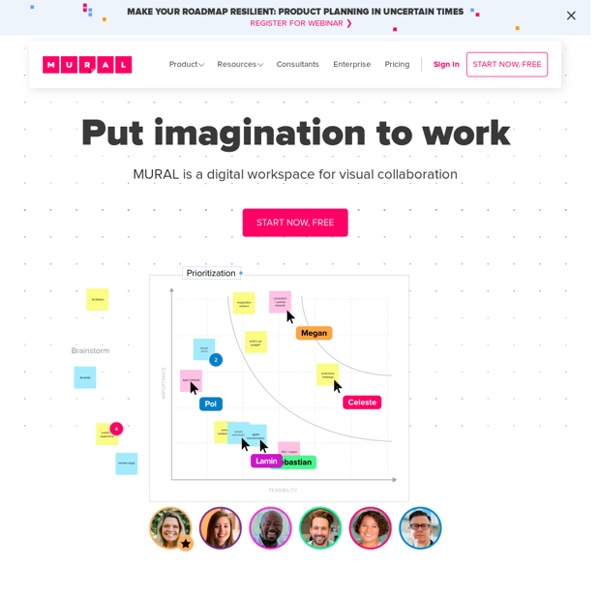 Is a digital workspace for visual collaboration