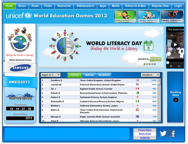 World Maths Day - www.worldmathsday.com - World Education Games