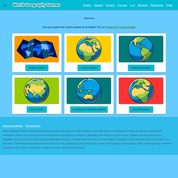 World Geography Games Let's play and learn about the world Pearltrees