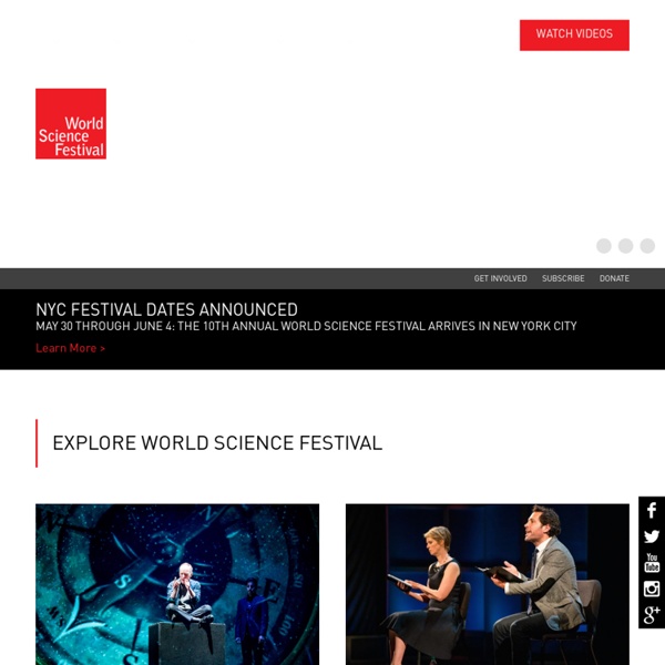 World Science Festival Homepage