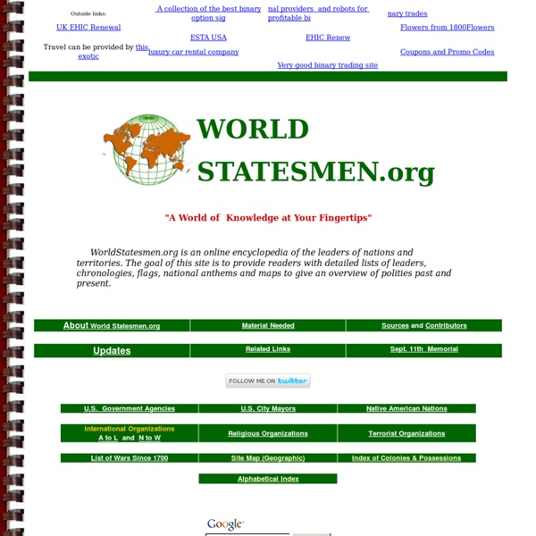 World Statesmen.org