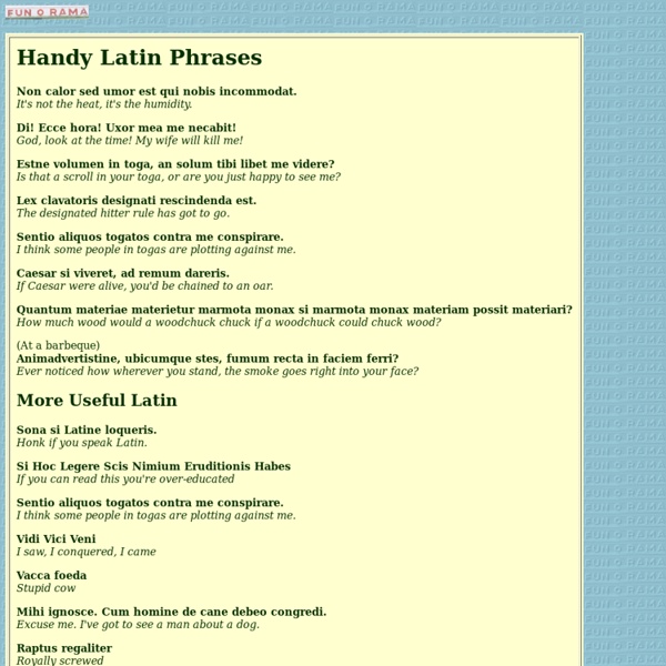 Latin Phrases 52