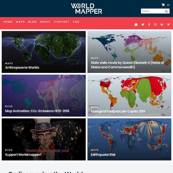 Worldmapper: The world as you've never seen it before