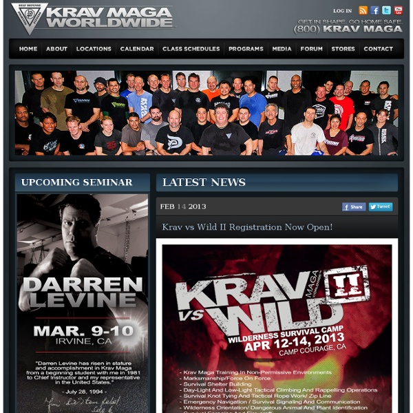 Krav Maga Association Of America Inc., Israeli Self Defense « Krav Maga Worldwide™ Get in shape. Go home safe.