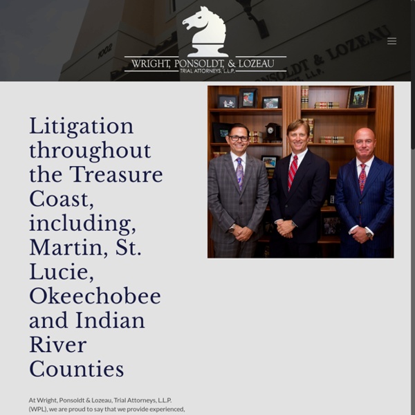 Construction and Business Litigation in Port St. Lucie, FL
