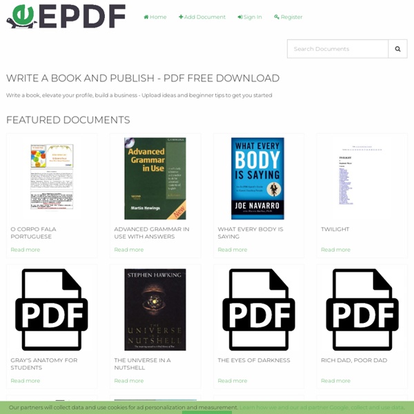 Write A Book And Publish - PDF Free Download - EPDF.PUB