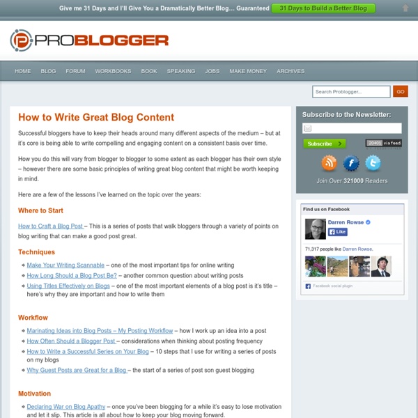 How To Write Great Blog Content Pearltrees 8638