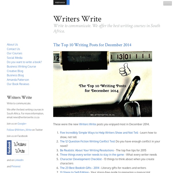 Writers Write - Iceweasel