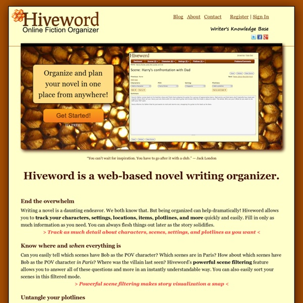 Free Online Novel Writing Software - Hiveword