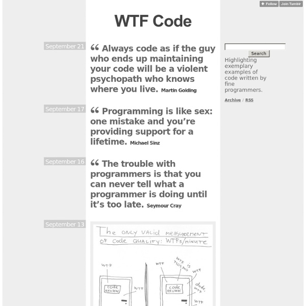 WTF Code