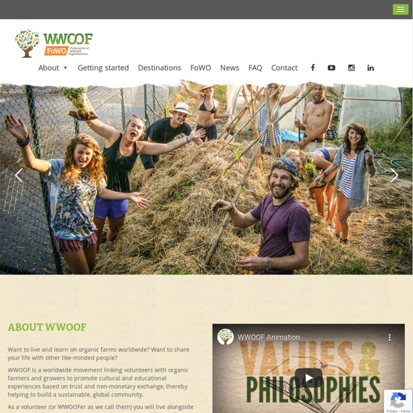 World Wide Opportunities on Organic Farms - WWOOF