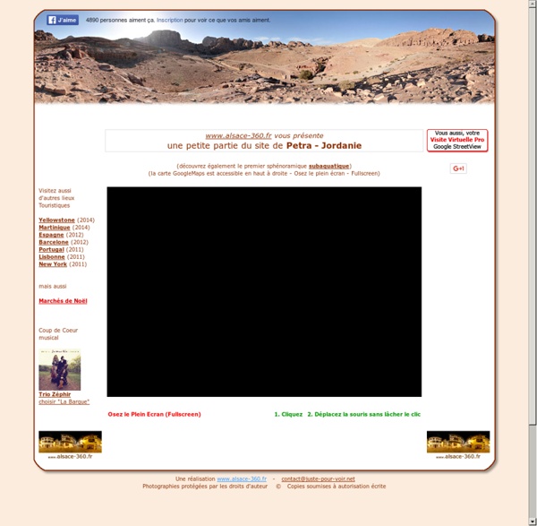 Petra - Visite sphénoramique