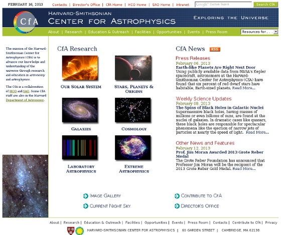 Center for Astrophysics