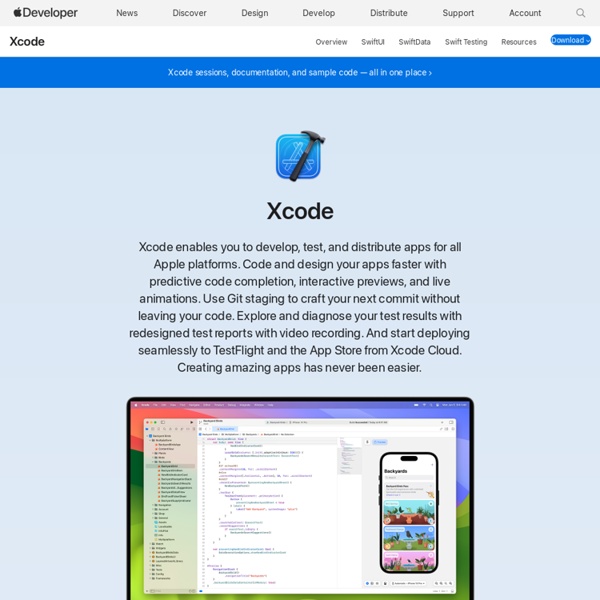 What’s New in Xcode - Developer Tools Technology Overview