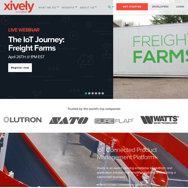 Xively – Public Cloud for the Internet of Things