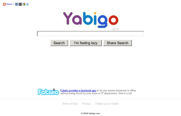 Yabigo : Search and Compare Results from Top Search Engines