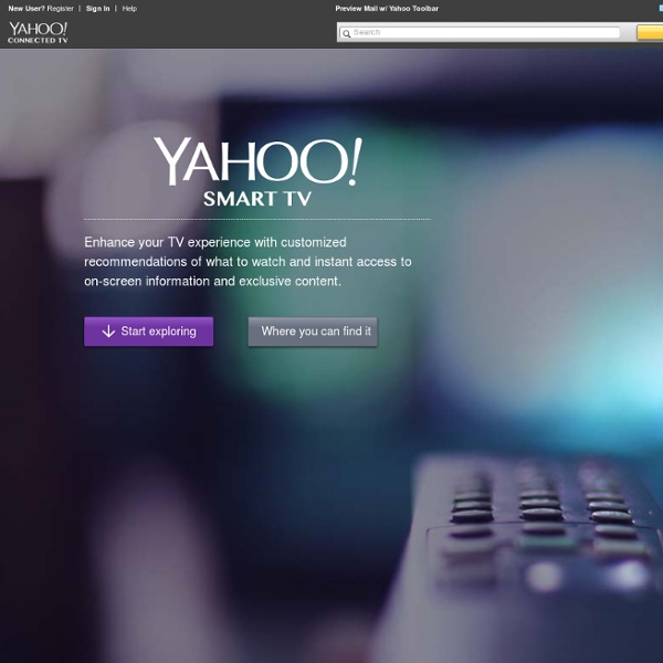 Yahoo! Connected TV: Movies, TV Shows, Internet On Demand