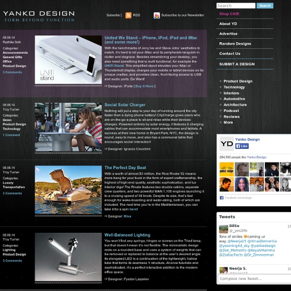 Yanko Design - Modern Industrial Design News