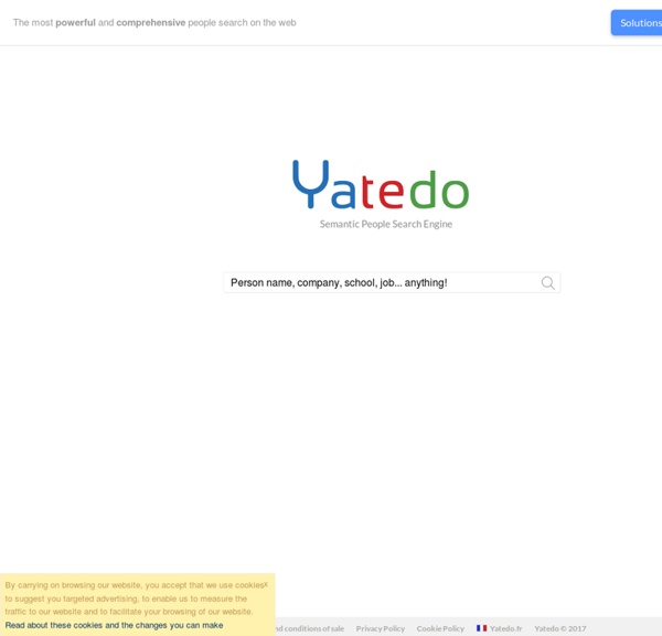 Yatedo: Free People Search