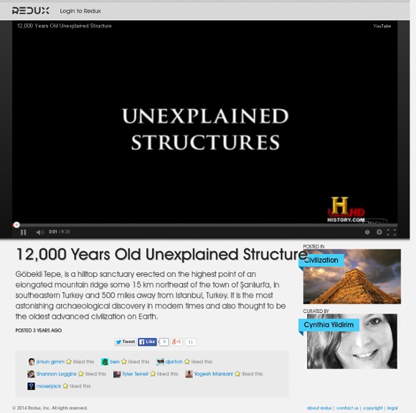 12,000 Years Old Unexplained Structure Video
