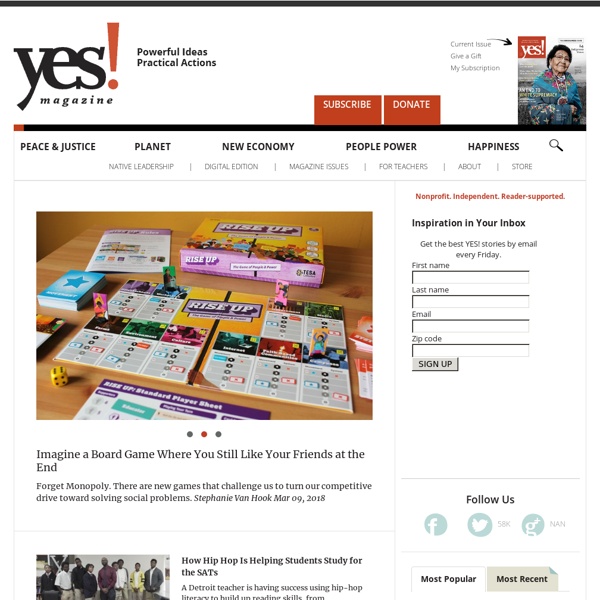 YES! Magazine — Powerful Ideas, Practical Actions
