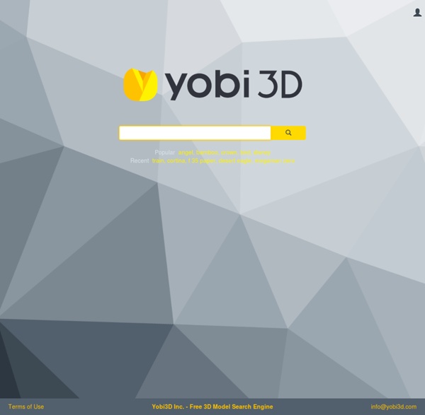 Yobi3D - Free 3D Model Search Engine