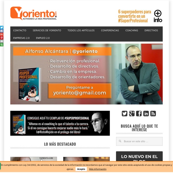 Yoriento - Orientacion Profesional, Coaching, Empleo, Productividad y Networking