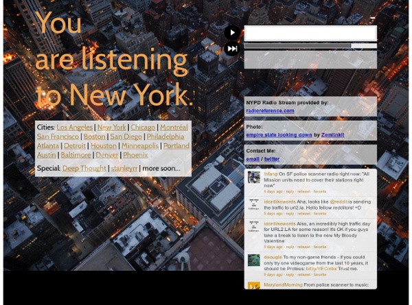 You are listening to New York