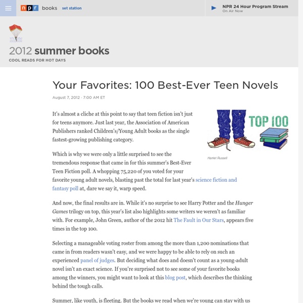 Best Young Adult Novels, Best Teen Fiction, Top 100 Teen Novels