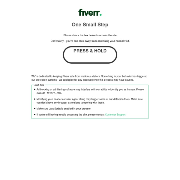 Fiverr: Graphics, marketing, fun and more online services for $5