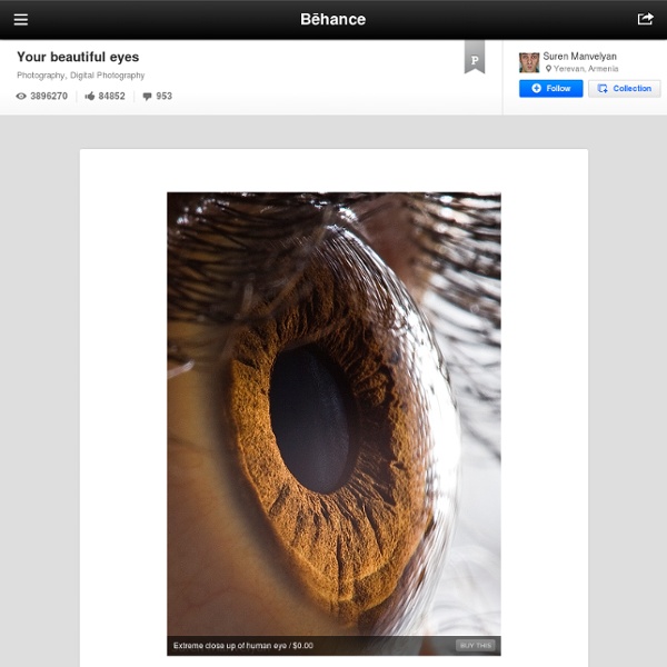 Your beautiful eyes on the Behance Network