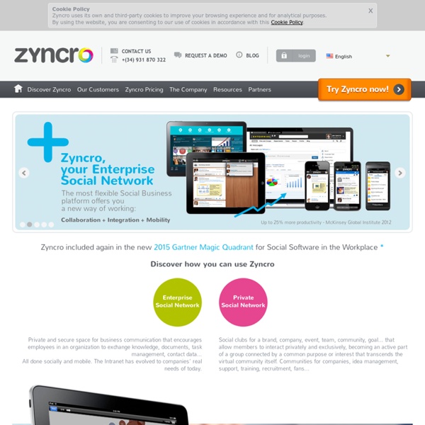 Your Enterprise Social Network - Zyncro