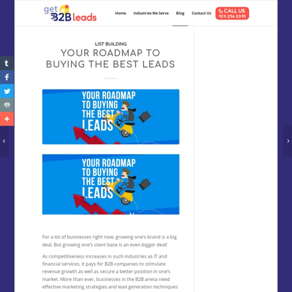 Your Roadmap to Buying the Best Leads