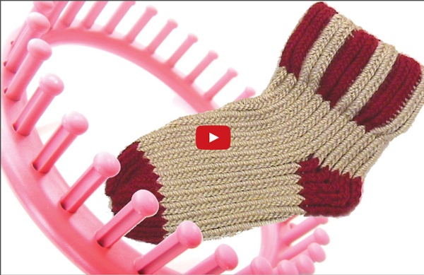 Vidéo: chaussettes au tric rond