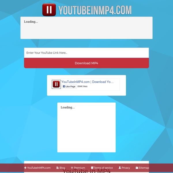 YouTube In MP4 - Download YouTube videos in MP4 format