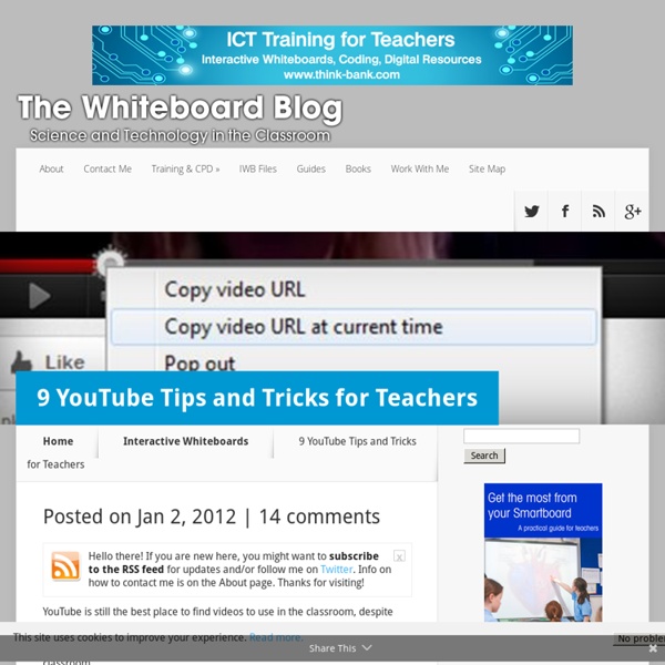 9 YouTube Tips and Tricks for Teachers