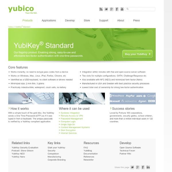YubiKey - The key to the cloud - Yubico